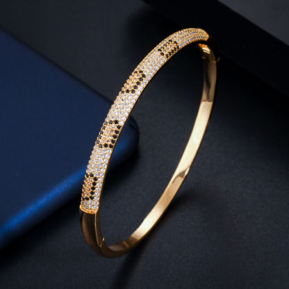 Sotiya Leopard Print Design Bangle Bracelet-Sotiya