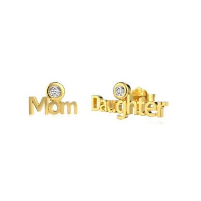 Sotiya Mom&Daughter Mother's Day Gift Stud Earrings Sterling Silver-Sotiya