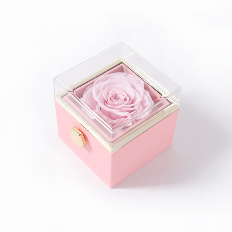 Sotiya Eternal Flower Rotatable Jewelry Gift Box-Sotiya