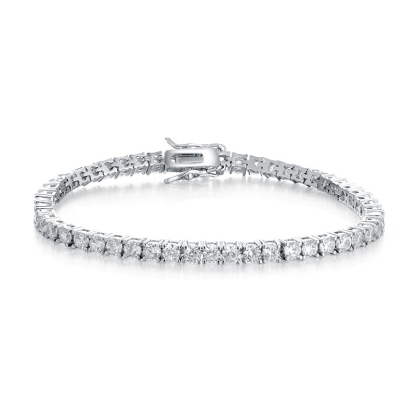 Sotiya 2mm Round Cut Tennis Bracelet-Sotiya