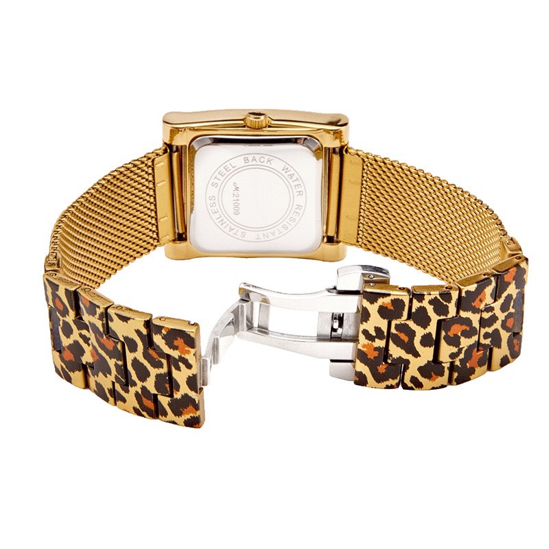 Sotiya Leopard Print Tortoiseshell Pattern Strap Luxury Waterproof Quartz Women's Watch-Sotiya