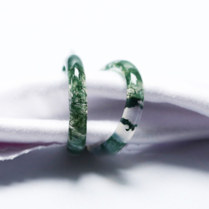 Sotiya Green Moss Agate Women's Wedding Ring-Sotiya