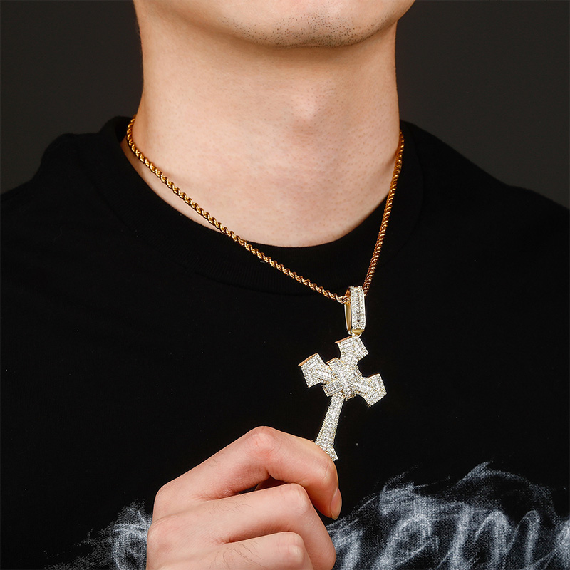 Sotiya Cross Design Faith Men's Necklace-Sotiya