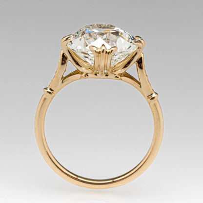 Sotiya Cathedral Cushion Cut Tapered Shank Engagement Ring Sterling Silver-Sotiya