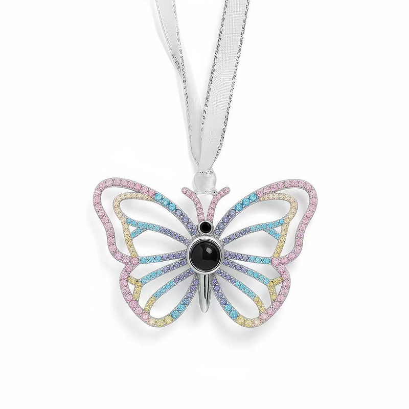 Sotiya Butterfly Personalized Photo Ornament-Sotiya