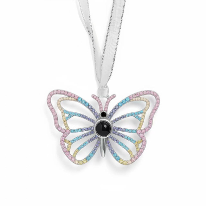 Sotiya Butterfly Personalized Photo Ornament-Sotiya