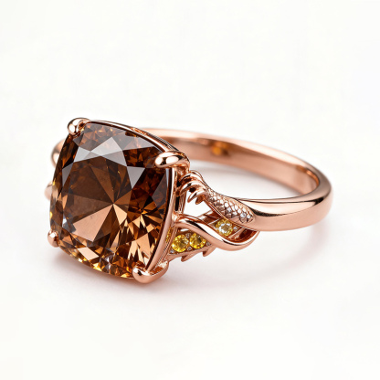 Sotiya Duskendale Dragon Claw Cushion Cut Engagement Ring Sterling Silver-Sotiya