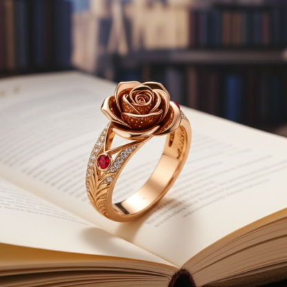 Sotiya Best Buds Side Stone Rose Cocktail Ring Sterling Silver-Sotiya