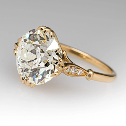 Sotiya Cathedral Cushion Cut Tapered Shank Engagement Ring Sterling Silver-Sotiya