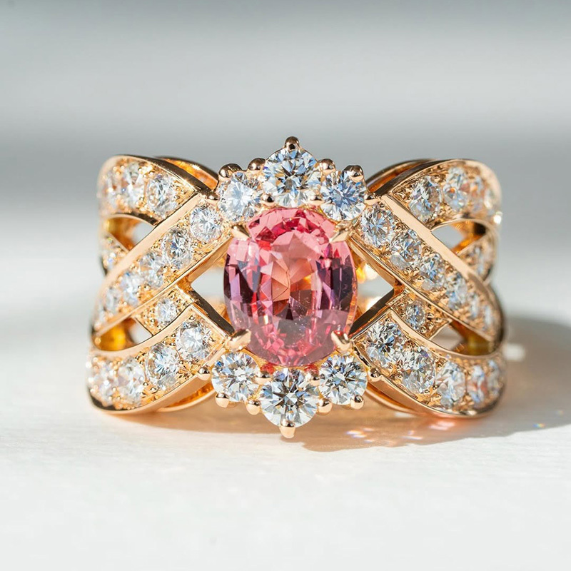 Sotiya Oval Cut Interwoven Engagement Ring Sterling Silver-Sotiya