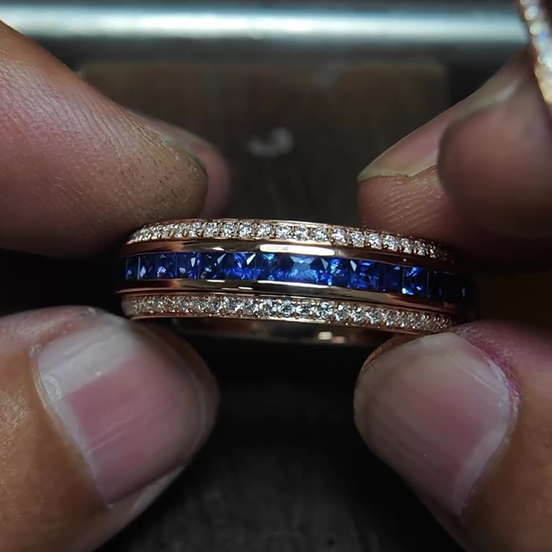 Sotiya Fidget Spinner Ring Eternity Ring Sterling Silver-Sotiya