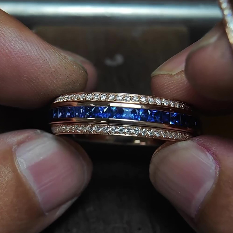 Sotiya Fidget Spinner Ring Eternity Ring Sterling Silver-Sotiya