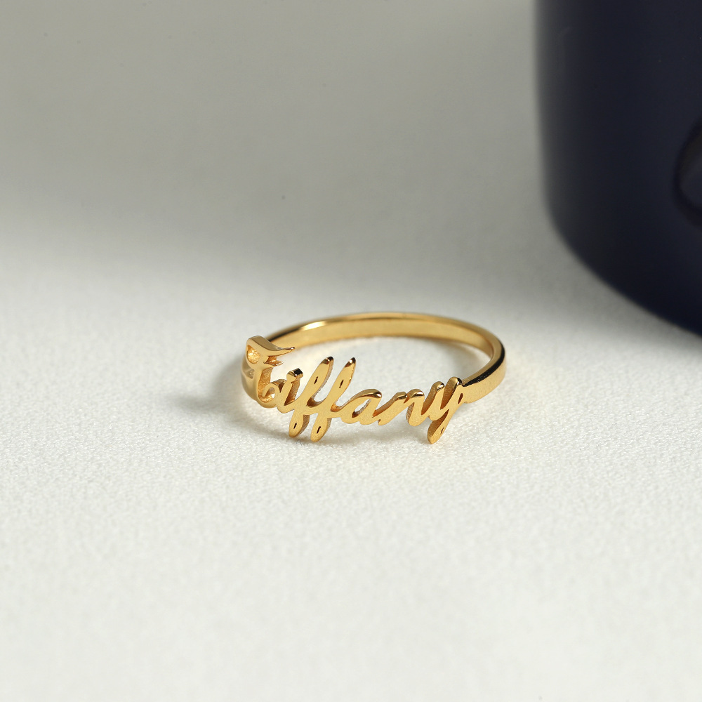 Sotiya Personalized Handwriting Name Ring Sterling Silver-Sotiya