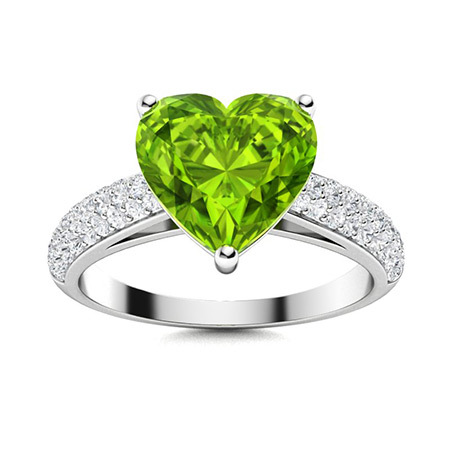 Sotiya Customizable 12 Birthstone Curved Pave Heart-Cut London Blue Topaz Engagement Ring Sterling Silver-Sotiya