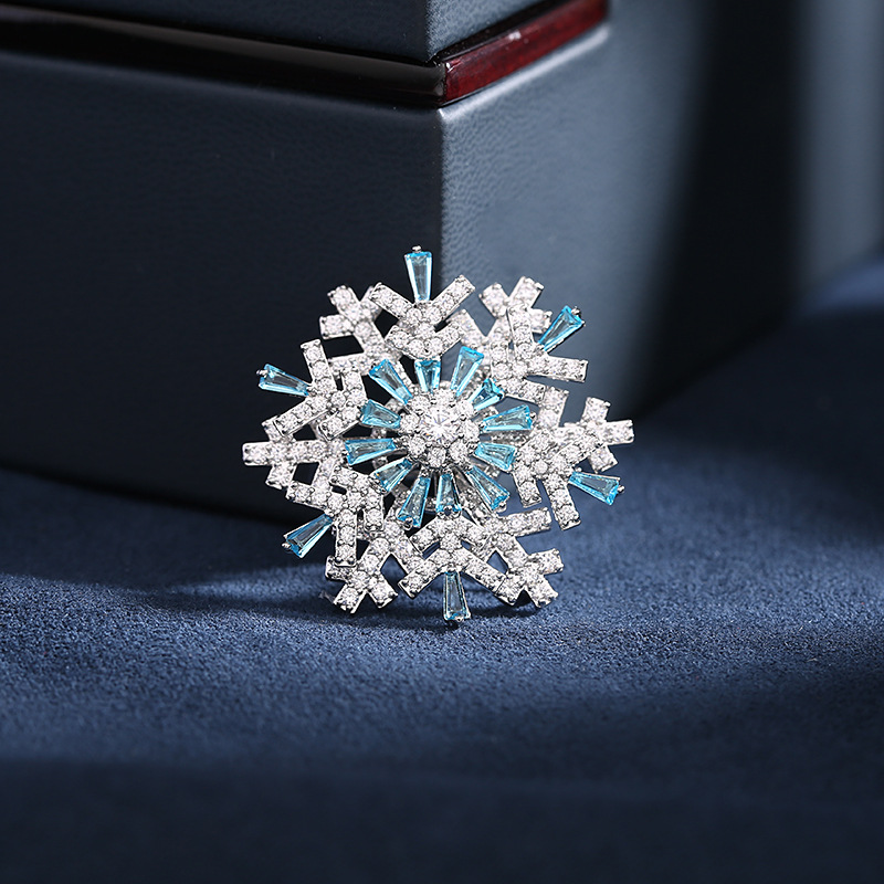 Sotiya Rotatable Snowflake Brooch-Sotiya