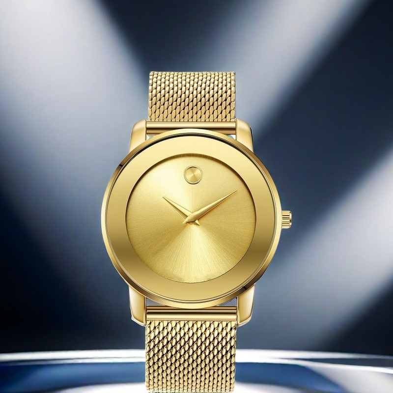 Sotiya Simple Waterproof Quartz Watch with Mesh Strap-Sotiya