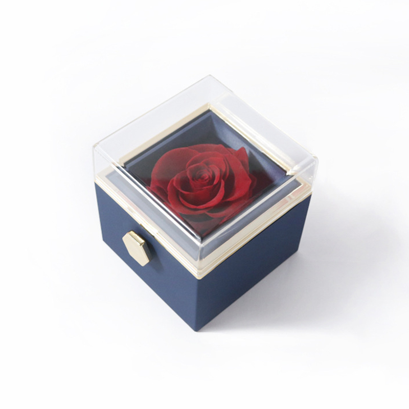 Sotiya Eternal Flower Rotatable Jewelry Gift Box-Sotiya