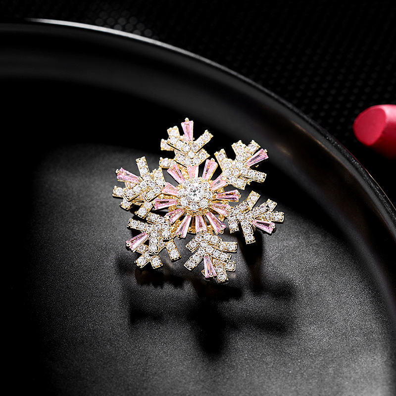 Sotiya Rotatable Snowflake Brooch-Sotiya