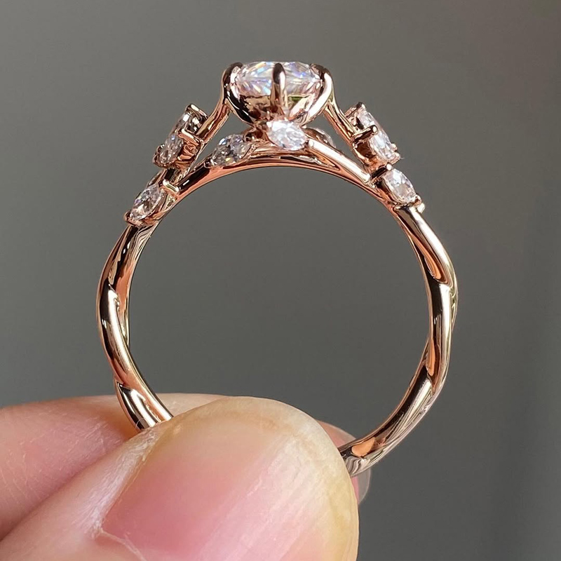 Sotiya Vintage Marquise Cut Vine Cluster Engagement Ring Sterling Silver-Sotiya