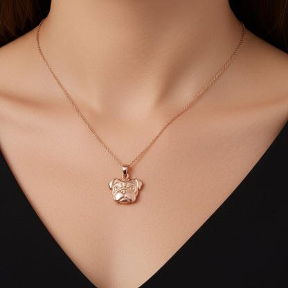 Sotiya Bulldog Pendant Necklace-Sotiya