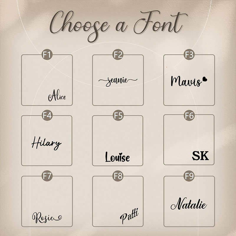 Sotiya Customized Gold Stamping Name Velvet Jewelry Box-Sotiya