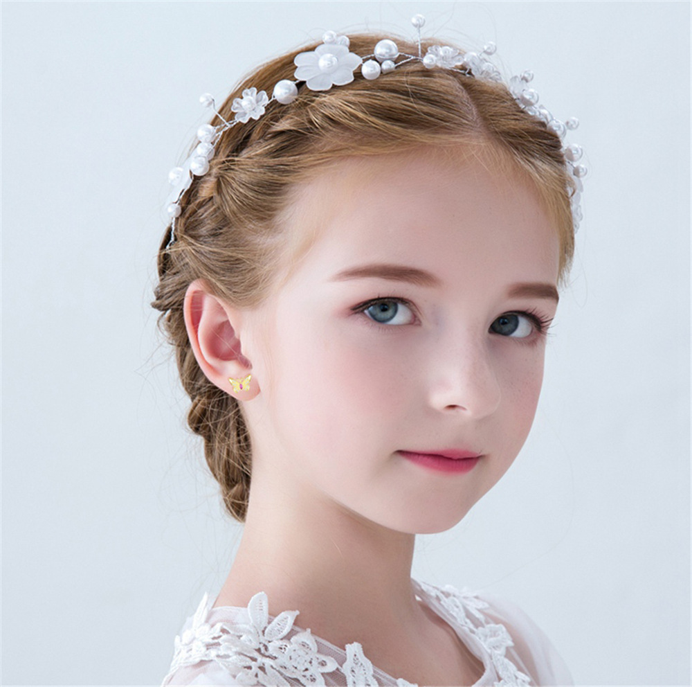 Sotiya Marquise Hot Pink Butterfly Animal Collection Stud Earrings Sterling Silver-Sotiya