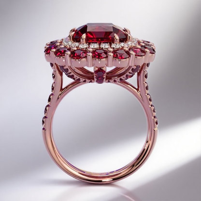 Sotiya Cathedral Double Halo Amethyst Purple Asscher Cut Engagement Ring Sterling Silver-Sotiya