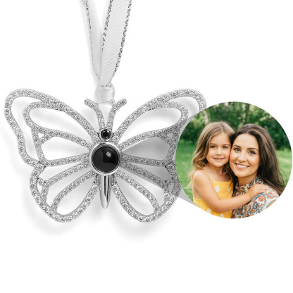 Sotiya Butterfly Personalized Photo Ornament-Sotiya