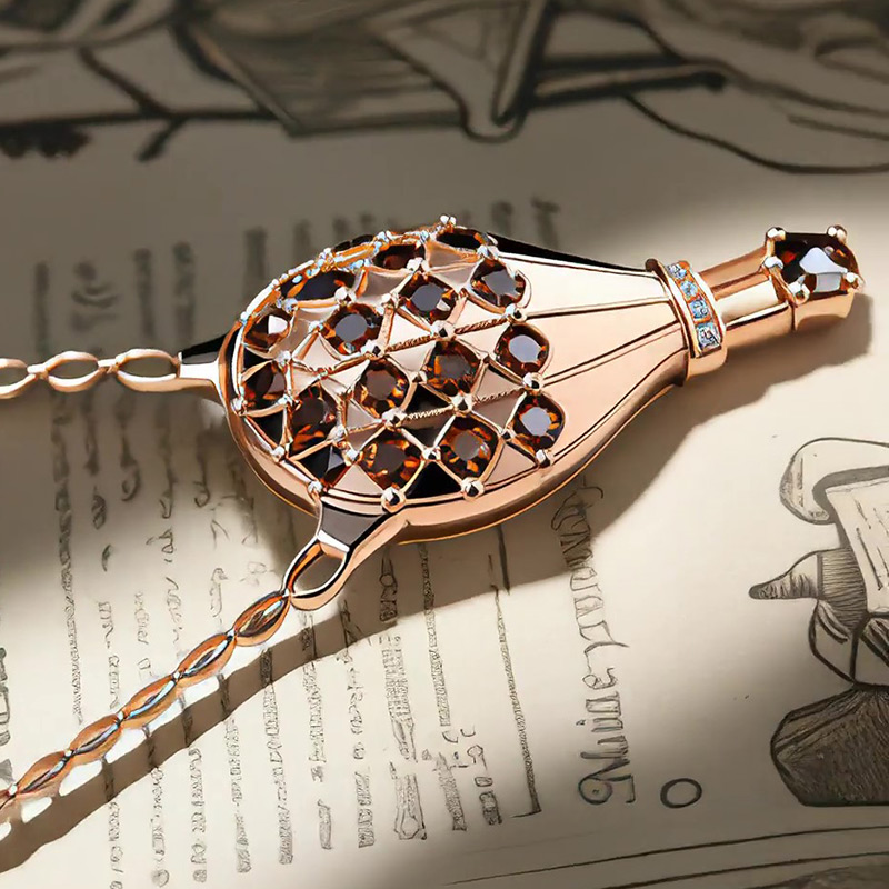 Sotiya Best Buds Coffee Flying House with Balloons Necklace Sterling Silver-Sotiya