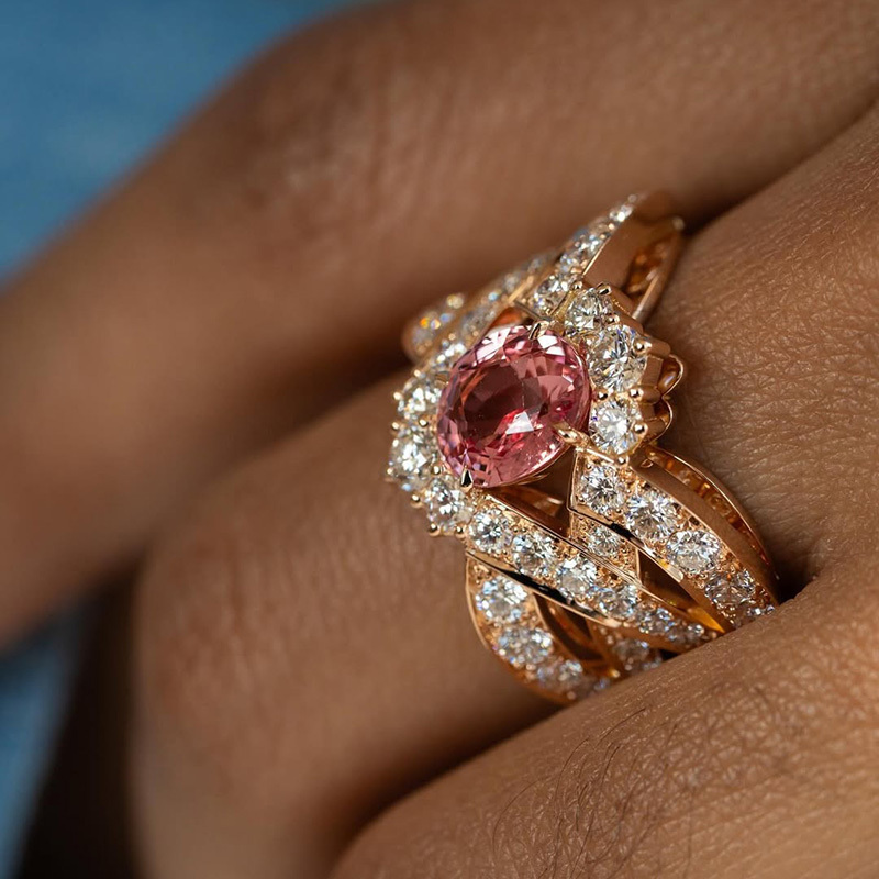 Sotiya Oval Cut Interwoven Engagement Ring Sterling Silver-Sotiya