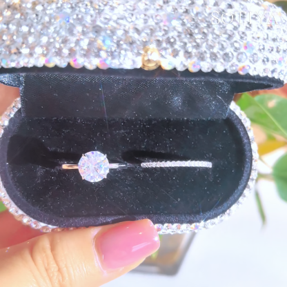 Sotiya Cathedral Classic Round Cut Wedding Bridal Ring Set Sterling Silver