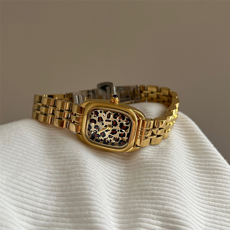 Sotiya Leopard Print Tortoiseshell Pattern Dial Luxury Quartz Women's Watch-Sotiya