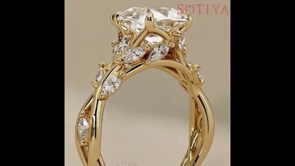 Sotiya Vines Twist Pear Cut Engagement Ring Sterling Silver