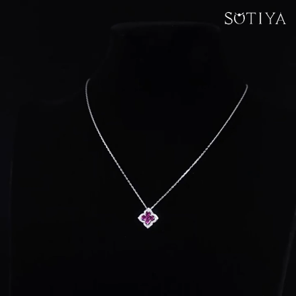 Sotiya Four Leaf Clover Necklace Sterling Silver