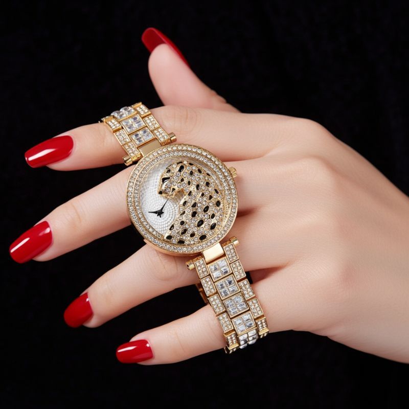 Sotiya Leopard Inspired Luxury Waterproof Quartz Women's Watch-Sotiya