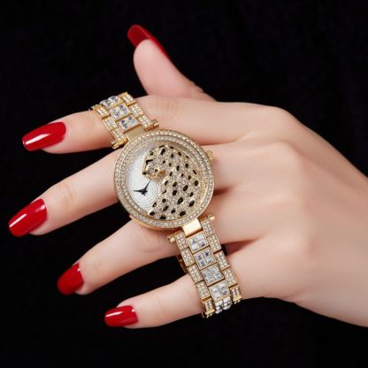 Sotiya Leopard Inspired Luxury Waterproof Quartz Women's Watch-Sotiya