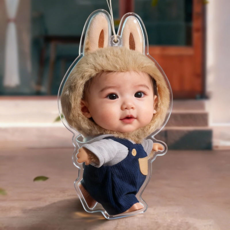 Sotiya Personalized Christmas Decorations Ornament With Custom Baby Boy Photo-Sotiya