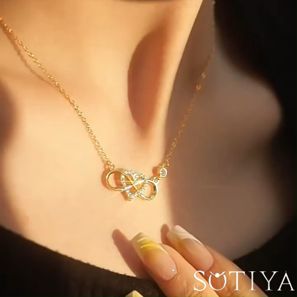 Sotiya Infinity & Heart Necklace Sterling Silver