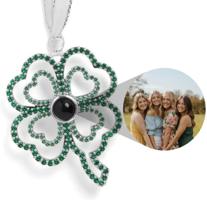 Sotiya Clover Personalized Photo Ornament-Sotiya