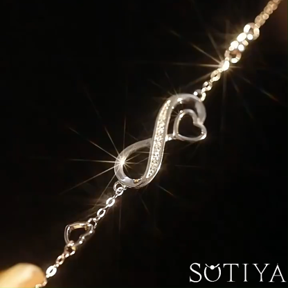 Sotiya Infinity & Heart Bracelet Sterling Silver