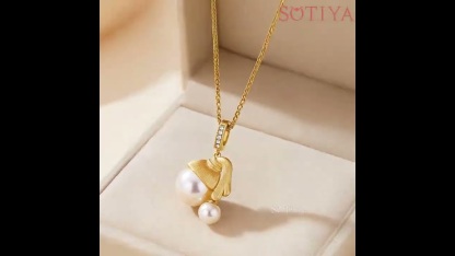 Sotiya Artist Collection Famous Painting Girl with a Pearl Earring Inspired Necklace Sterling Silver