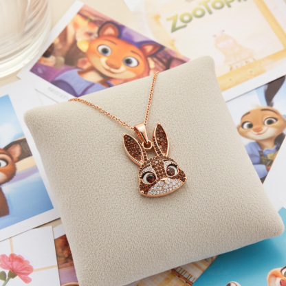 Sotiya Animal City Bunny Inspired Coffee Necklace-Sotiya