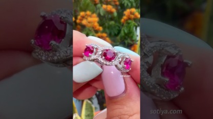 Sotiya Chain Link Round Cut Coffee Women's Wedding Ring Sterling Silver