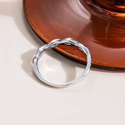 Sotiya Twist Women's Wedding Ring Sterling Silver-Sotiya