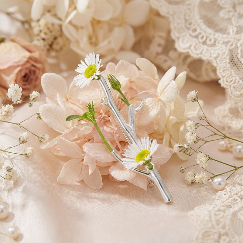 Sotiya Flower Arrangement Brooch Bouquet Flower Holder-Sotiya