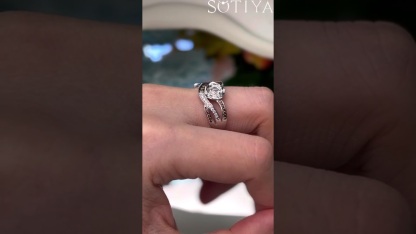 Sotiya Rose Design Faith Cross Coffee Cocktail Ring Sterling Silver