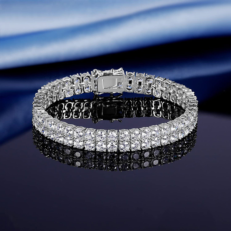 Sotiya 3mm Two Row Round Cut Tennis Bracelet-Sotiya