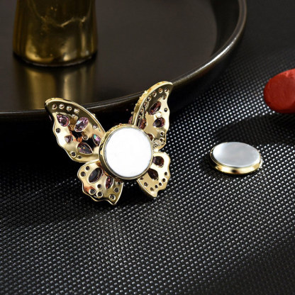 Sotiya Pink Butterfly Magnetic Clasp Brooch-Sotiya