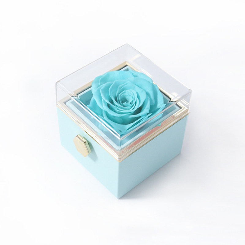 Sotiya Eternal Flower Rotatable Jewelry Gift Box-Sotiya