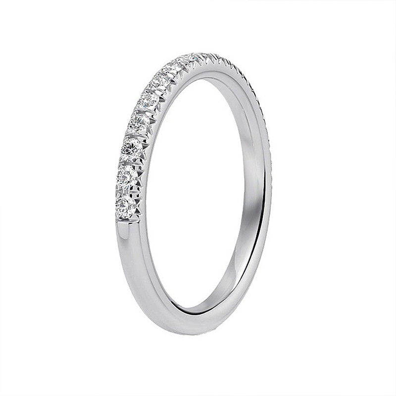 Sotiya Round Cut Moissanite Women's Wedding Ring Sterling Silver-Sotiya